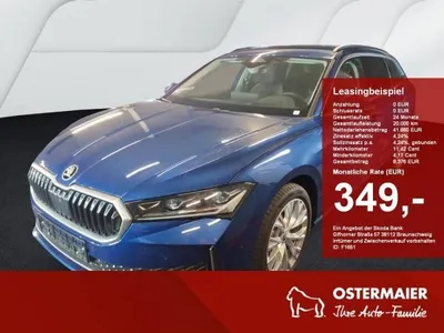 Skoda Skoda Superb Combi SELECTION 2.0TDI 4x4 DSG MATRIX.AREA.HuD.NAVI.DCC.SHZG im Auto Abo von LeasingMarkt.de
