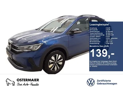 VW Volkswagen Taigo GOAL 1.0TSI 95PS NP.31T NAVI.LED.SHZG.5JG. im Leasing von Null-Leasing