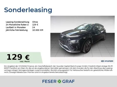 Hyundai Hyundai BAYON Bayon TREND AUTOMATIK NAVI SHZ LHZ CARPLAY CAM im Leasing von LeasingMarkt.de