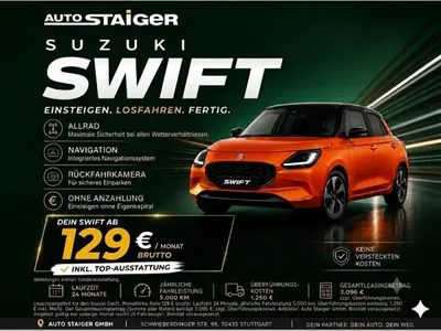 Suzuki Suzuki Swift Comfort 🚗Allrad🔥 Knaller-Ausstattung im Leasing von LeasingMarkt.de