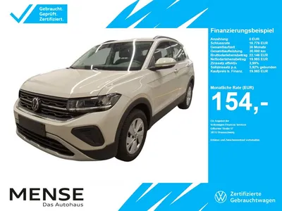 VW Volkswagen T-Cross 1.0 TSI CarPlay ACC LED Navi VirtualCP im Leasing von Null-Leasing