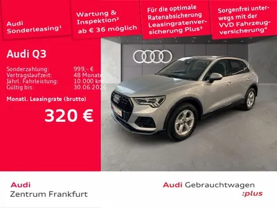 Audi Audi Q3 35 TFSI advanced S tronic LED Navi DAB VC Sit im Leasing von Null-Leasing