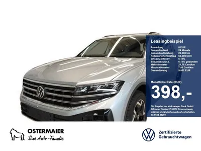 VW Volkswagen Touareg ELEGANCE 3.0TSI 340PS NP.107T ACC.5J-G.A im Leasing von Null-Leasing