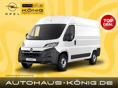 Opel Opel Movano Cargo | Hot Summer Deal 🔥 | 270° Tür-Öffnungswinkel ***Verringerte Bereitstellungskosten** im Auto Abo von LeasingTime
