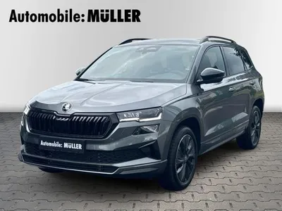 Skoda Skoda Karoq Sportline 2,0 TDI DSG nur 10x verfügbar – mit AHK, Paket Komfort, Fahrerassistenz, Parken im Leasing von LeasingMarkt.de