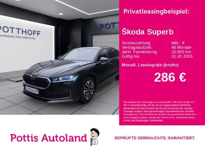 Skoda Skoda Superb Combi 2.0 TSI DSG SELECTION STDHZG AHK NA im Leasing von Null-Leasing