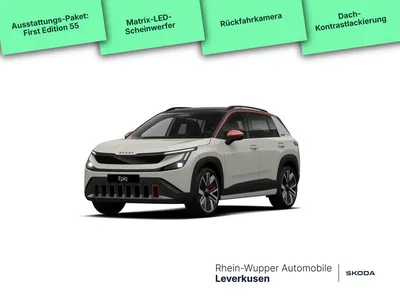 Skoda Skoda Epiq First Edition 55 MATRIX KAM ACC PDC SHZ im Leasing von Null-Leasing