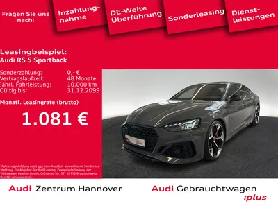 Audi AUDI RS 5 Sportback 2,9 TFSI quattro Competition plus Pano HuD Feinnappa virtual Cockpit plus im Auto Abo von Null-Leasing