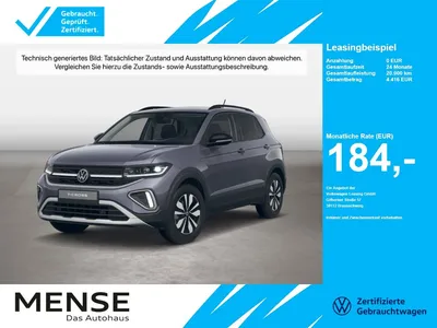 VW Volkswagen T-Cross 1.0 TSI Life Goal IQ.Light Matrix ACC LM im Leasing von Null-Leasing