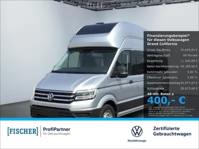 VW Volkswagen Grand California 600 2,0 TDI  Fahrradtr. Solar Navi LED im Leasing von LeasingMarkt.de