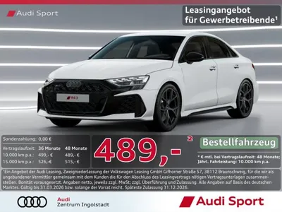 Audi Audi RS3 Limousine qua LED,SPORTFAHRW. UPE 68.800,- im Auto Abo von LeasingMarkt.de