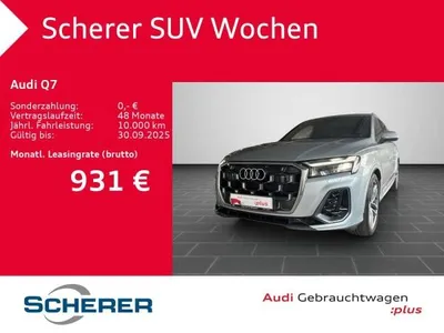 Audi Audi Q7 S line 55 TFSI e/Panorama/Matrix LED/B&O im Auto Abo von LeasingMarkt.de