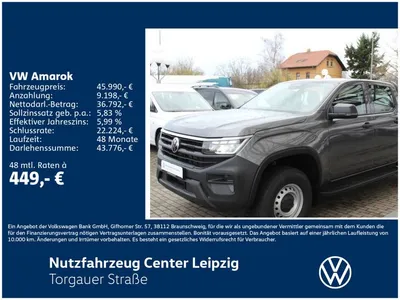 VW Volkswagen Amarok 2.0 TDI 4Motion Radstand: 3270 mm im Auto Abo von LeasingTime