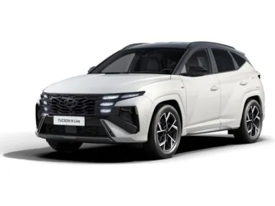 Hyundai Hyundai Tucson (NX) N Line 48V 7-DCT 4WD + Sitz-Paket + Assistenz-Paket + Dachlackierung + adaptives Fahrwerk im Auto Abo von LeasingMarkt.de