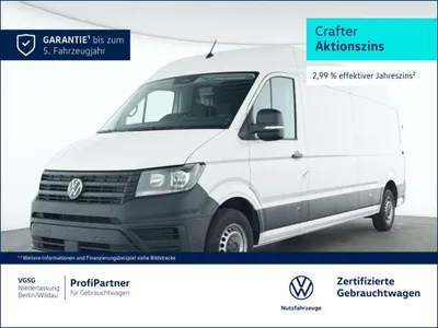 VW Volkswagen Crafter Kasten Lang AHK Vorb.Tachograf RFK GJR DAB im Leasing von LeasingMarkt.de
