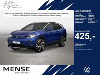 VW Volkswagen ID.4 Pro 4-motion electric im Leasing von Null-Leasing