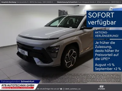 Hyundai Hyundai KONA N-Line 1.6 T-GDI (150PS) DCT im Leasing von Null-Leasing