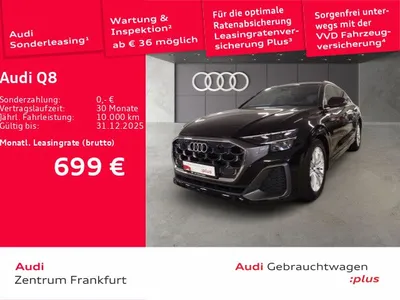 Audi Audi Q8 50 TDI quattro tiptronic MatrixLED Luft AHK A im Auto Abo von Null-Leasing