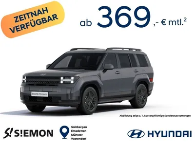 Hyundai Hyundai SANTA FE Hybrid Blackline 1.6 T-GDI HEV Allrad im Leasing von 9drive