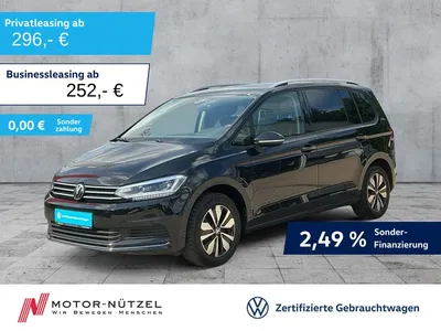 VW Volkswagen Touran 1.5 TSI DSG GOAL MATRIX+NAVI+AHK+ACC+7SI im Leasing von Null-Leasing