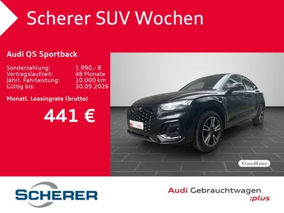 Audi Audi Q5 Sportback S line business 50 TDI quattro 210( im Leasing von Null-Leasing