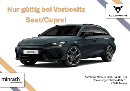 Cupra Cupra Leon Sportstourer VZ - mit Loyalität Cupra/Seat im Leasing von Null-Leasing