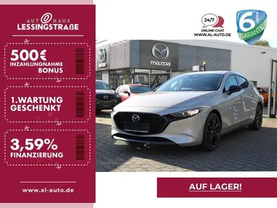 Mazda Mazda 3 2025 e-SKYACTIV-G 2.5 140 ps Aut. EXCLUSIVE-Line im Auto Abo von LeasingMarkt.de