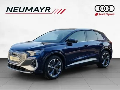 Audi Audi Q4 e-tron 50 quattro SLINE WÄRMEPUMPE/AHK/MATRIX im Auto Abo von LeasingMarkt.de