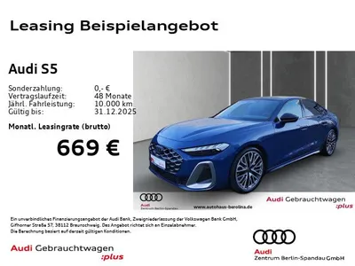 Audi Audi S5 Lim. edition one *MATRIX*PANO*B&O*HuD*360°* im Auto Abo von Null-Leasing