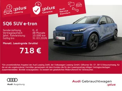 Audi Audi SQ6 e-tron quattro *PANO*AHK*MATRIX*ACC*8-fach* im Auto Abo von LeasingMarkt.de