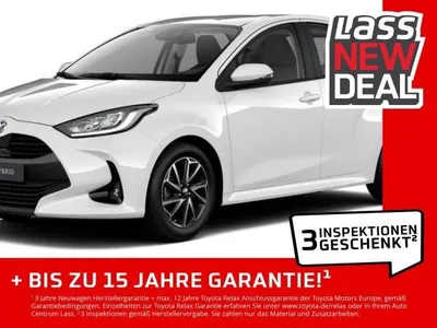 Toyota Toyota Yaris Team D Comfort-Paket SHZ+LHZ+R Kamera+LED+ im Auto Abo von LeasingMarkt.de