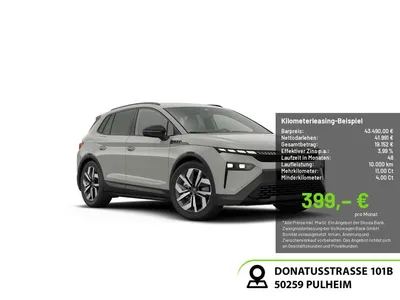 Skoda Skoda Elroq 60 Sportline ACC HUD NAVI MATRIX-LED 360° im Leasing von Null-Leasing