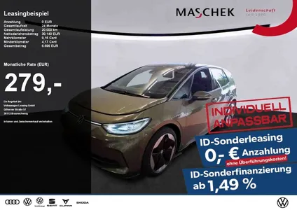 VW Volkswagen ID.3 Pro S Area View Sonderleasing Massage Matri im Auto Abo von Null-Leasing