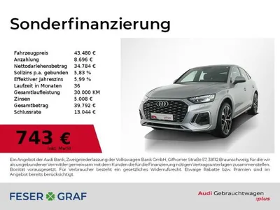 Audi Audi Q5 Sportback S line 40 TDI quattro S tronic Navi im Leasing von LeasingMarkt.de