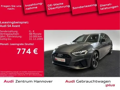 Audi Audi S4 Avant 3.0 TDI quattro Matrix B&O Kamera AHK Memory im Auto Abo von LeasingMarkt.de