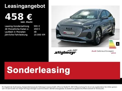 Audi Audi Q4 e-tron Sportback 45 INTERIEUR-S-LINE+AHK+HUD+ im Leasing von LeasingMarkt.de