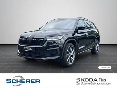 Skoda Skoda Kodiaq Sportline 2,0 TDI DSG 4x4 NAV ACC AHK 7-S im Leasing von Null-Leasing