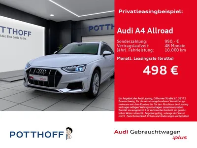 Audi Audi A4 allroad 40 TDI Q PANO AHK MATRIX NAVI B&O HuD im Leasing von Null-Leasing