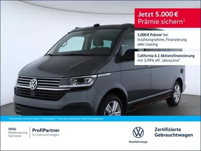 VW Volkswagen T6.1 California Ocean Edition 4Motion AHK im Auto Abo von LeasingMarkt.de