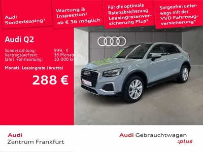 Audi Audi Q2 35 TFSI Advanced S tronic Navi VC DAB MatrixL im Leasing von Null-Leasing