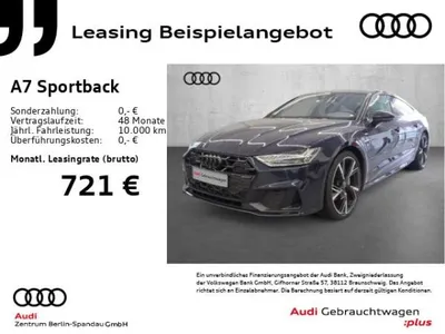 Audi Audi A7 Sportback 45 TFSI qu. S line S tronic *AHK* im Auto Abo von LeasingMarkt.de