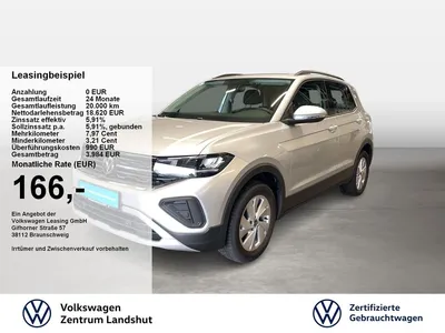 VW Volkswagen T-CROSS Life 1.0 TSI 2xKlima ACC Kam. KlimaA LED im Auto Abo von Mobile.de