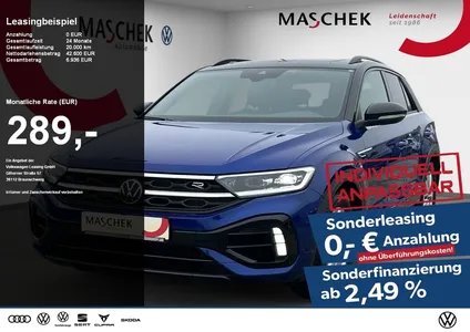 VW Volkswagen T-ROC R Performance *Akrapovic* AHK DCC Pano AHK im Auto Abo von Null-Leasing