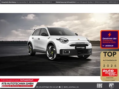 Abarth Abarth 600e 54kWh Turismo LED Apple CarPlay Klimaautom im Leasing von Null-Leasing
