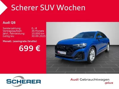 Audi Audi Q8 S line 55 TFSI 360° KAMERA AHK PANO im Auto Abo von LeasingMarkt.de