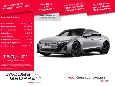 Audi Audi e-tron GT S Facelift/S-Sitze/Pano/Laser/HuD/360° im Auto Abo von LeasingMarkt.de