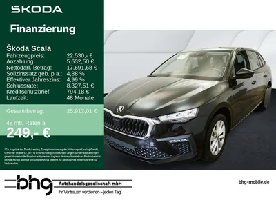Skoda Skoda Scala 1.0 TSI DSG *SELECTION* #KAMERA #ACC #KEYL im Leasing von Null-Leasing
