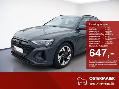 Audi Audi Q8 e-tron Sportback S-LINE 55 QUATTRO ACC.HEAD-U im Auto Abo von Null-Leasing