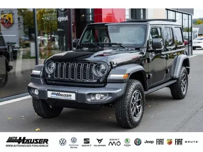 Jeep Jeep Wrangler MY24 Rubicon 2.0 T-GDI 4x4 SOFORT SKY-ONE ALPINE NAVI KAMERA LED APPLE ANDROID im Auto Abo von LeasingMarkt.de