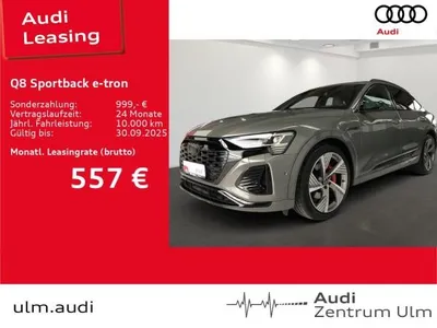 Audi Audi Q8 Sportback e-tron S-Line 55 qu 22 AHK HuD PANO im Auto Abo von LeasingMarkt.de